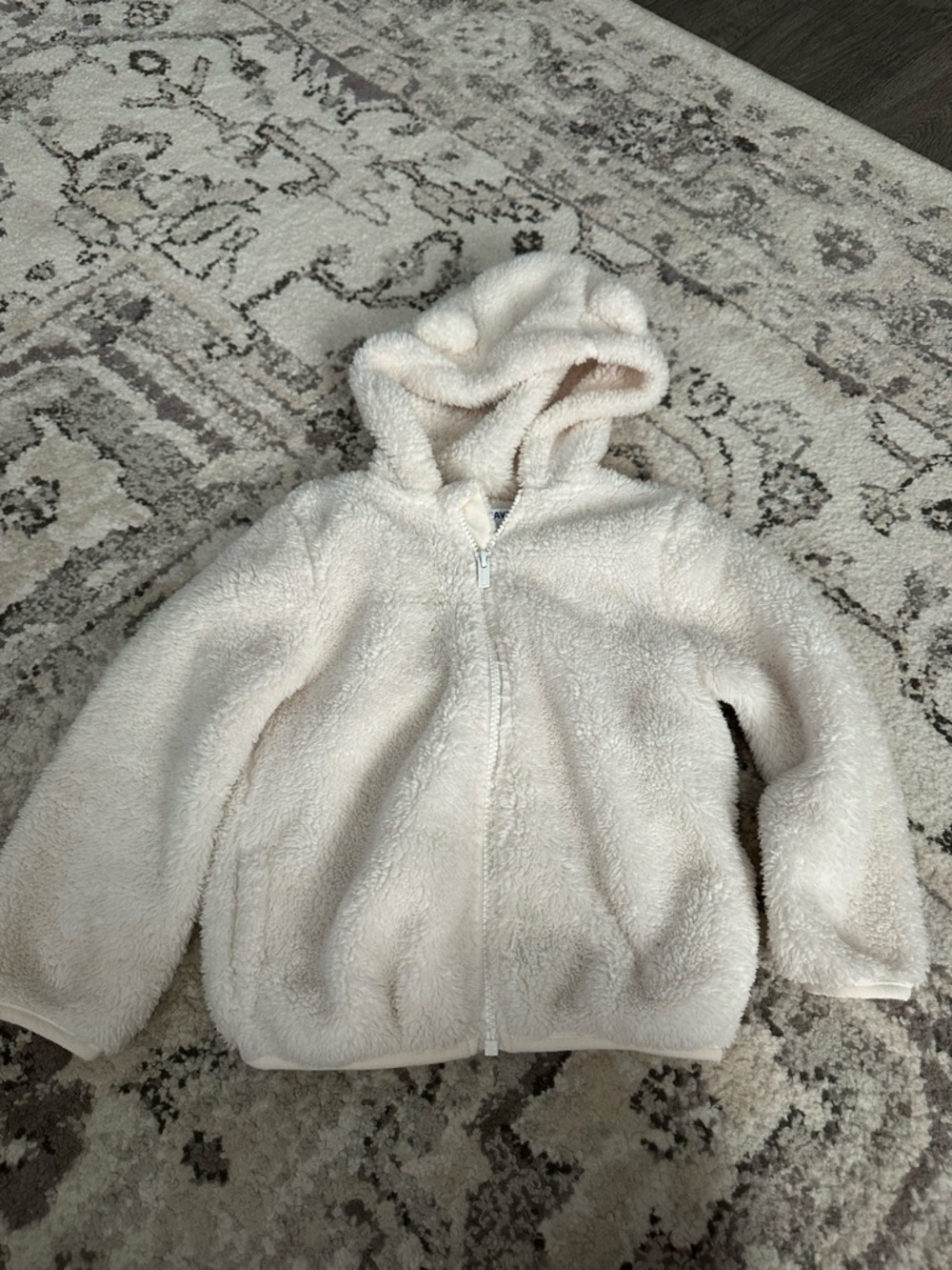 Old Navy Cream Sherpa Zip Hoodie for Kids